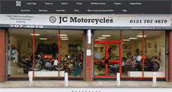 Desktop Screenshot of jcmotorcycles.co.uk
